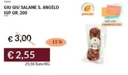 Prezzemolo e Vitale Giu giu salame s. angelo igp offerta