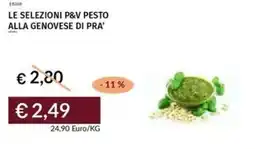 Prezzemolo e Vitale Le selezioni p&v pesto alla genovese di pra' offerta