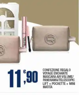 Splendidi e Splendenti L'oreal confezione regalo voyage enchante mascara air volume/ panorama/telescopic lift + pochette + mini matita offerta
