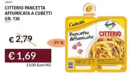 Prezzemolo e Vitale Citterio pancetta affumicata a cubetti offerta