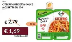 Prezzemolo e Vitale Citterio pancetta dolce a cubetti offerta