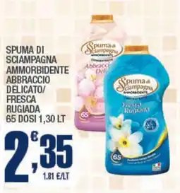 Splendidi e Splendenti Spuma di sciampagna ammorbidente abbraccio delicato/ fresca rugiada offerta