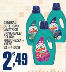 Splendidi e Splendenti General detersivo lavatrice universale/ color/ freschezza + igiene offerta
