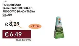 Prezzemolo e Vitale Parmareggio parmigiano reggiano prodotto di montagna offerta