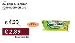 Prezzemolo e Vitale Galbani galbanino formaggio offerta