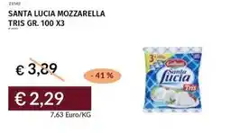 Prezzemolo e Vitale Santa lucia mozzarella tris offerta