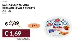 Prezzemolo e Vitale Santa lucia nuvola spalmabile alla ricotta offerta