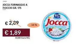 Prezzemolo e Vitale Jocca formaggio a fiocchi offerta
