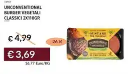 Prezzemolo e Vitale Unconventional burger vegetali classici offerta