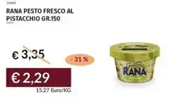 Prezzemolo e Vitale Rana pesto fresco al pistacchio offerta