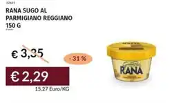 Prezzemolo e Vitale Rana sugo al parmigiano reggiano offerta