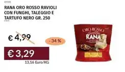 Prezzemolo e Vitale Rana oro rosso ravioli con funghi, taleggio e tartufo nero offerta