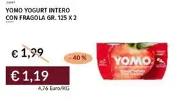 Prezzemolo e Vitale Yomo yogurt intero con fragola offerta