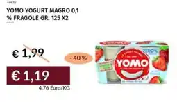 Prezzemolo e Vitale Yomo yogurt magro 0,1 % fragole offerta