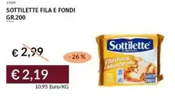 Prezzemolo e Vitale Sottilette fila e fondi offerta