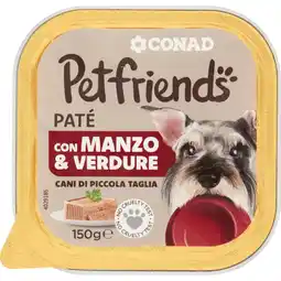 Spazio Conad PATÈ CONAD PETFRIENDS offerta
