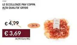 Prezzemolo e Vitale Le eccellenze p&v coppa alta qualita' offerta