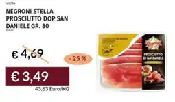Prezzemolo e Vitale Negroni stella prosciutto dop san daniele offerta