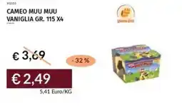 Prezzemolo e Vitale Cameo muu muu vaniglia offerta