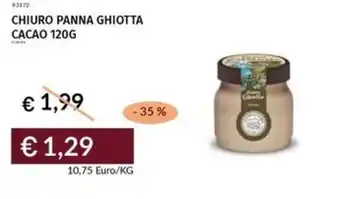 Prezzemolo e Vitale Chiuro panna ghiotta cacao offerta