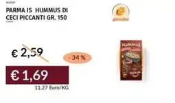 Prezzemolo e Vitale Parma is hummus di ceci piccanti offerta