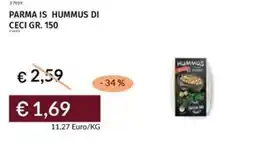Prezzemolo e Vitale Parma is hummus di ceci offerta