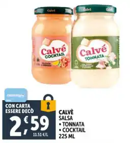 Deco Supermercati Calvè salsa offerta