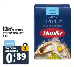 Deco Supermercati Barilla farina di grano tenero tipo "00" offerta