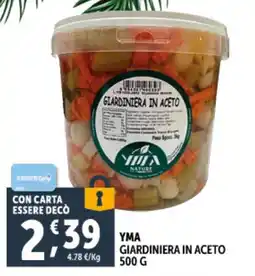 Deco Supermercati Yma giardiniera in aceto offerta