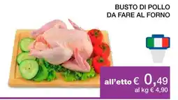 Coop BUSTO DI POLLO DA FARE AL FORNO offerta