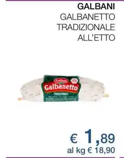 Coop GALBANI GALBANETTO TRADIZIONALE ALL’ETTO offerta