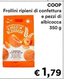 Coop COOP Frollini ripieni di confettura e pezzi di albicocca offerta