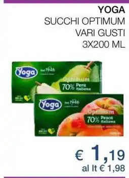 Coop YOGA offerta