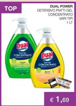 Coop DUAL POWER DETERSIVO PIATTI GEL CONCENTRATO offerta