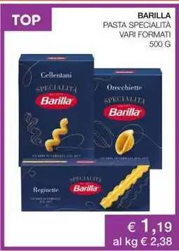 Coop BARILLA PASTA SPECIALITÀ offerta