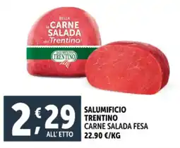 Deco Supermercati Salumificio trentino carne salada fesa offerta