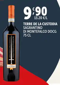 Deco Supermercati Terre de la custodia sagrantino di montefalco DOCG offerta
