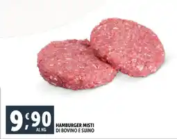 Deco Supermercati Hamburger misti di bovino e suino offerta