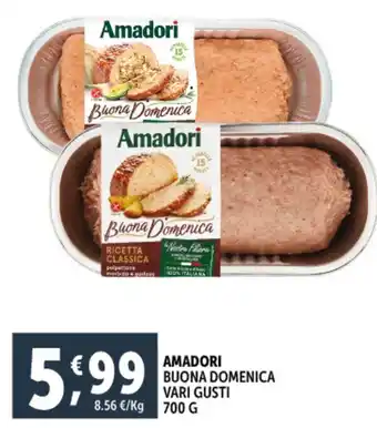 Deco Supermercati Amadori buona domenica offerta
