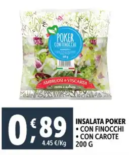 Deco Supermercati Insalata poker offerta