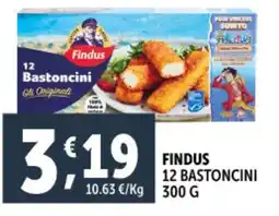Deco Supermercati Findus 12 bastoncini offerta