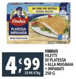 Deco Supermercati Findus filetti di platessa offerta