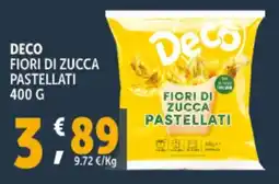 Deco Supermercati Deco fiori di zucca pastellati offerta