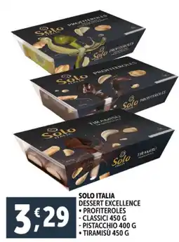 Deco Supermercati Solo italia dessert excellence offerta
