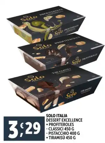 Deco Supermercati Solo italia dessert excellence offerta