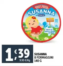 Deco Supermercati Susanna 8 formaggini offerta