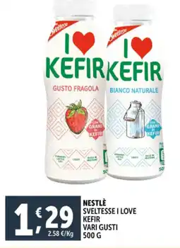 Deco Supermercati Nestlè sveltesse i love kefir offerta
