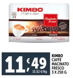 Deco Supermercati Kimbo caffè macinato fresco offerta