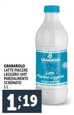 Deco Supermercati Granarolo latte piacere leggero uht parzialmente scremato offerta