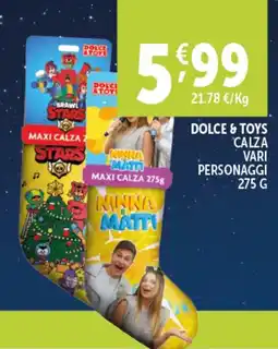 Deco Supermercati Dolce & toys calza offerta